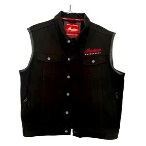 Indian Motorcycle Black Vest
